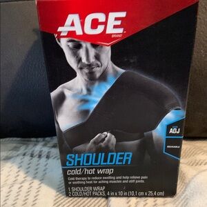 Ace Black and Red Therapeutic Cold/Hot Shoulder Wrap